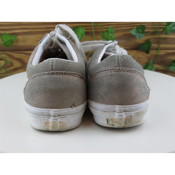 VANS Size 8.5 Sneaker Pink Leather Medium (B, M) Lace Up‎ Women - Picture 7 of 11